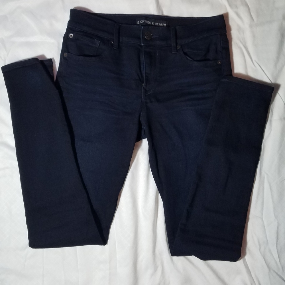 Express dark wash jeans